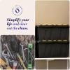 imageHOMZ 2Pack Durabilt Heavy Duty Plastic Storage Bins with Lids 15 Gallon GreenRed  Stackable Container Boxes for Holiday Attic and Garage OrganizationBlack BaseYellow Lid