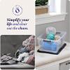 imageHOMZ 2Pack Secure Latch Clear Plastic Storage Organizer Bins 64 Quart Gray Lid  HeavyDuty Container Boxes with Lids for Home Office and GarageGray Lid