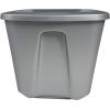 imageHOMZ 4Pack Durable Molded Bin Plastic Storage Containers wLids 10 Gallon Blue  Stackable Organizer Totes and Boxes for Bedroom Kitchen and Garage OrganizationTitanium Silver