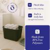 imageHOMZ 4Pack Durable Molded Bin Plastic Storage Containers wLids 10 Gallon Blue  Stackable Organizer Totes and Boxes for Bedroom Kitchen and Garage OrganizationBlack