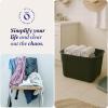 imageHOMZ 4Pack Durable Molded Bin Plastic Storage Containers wLids 10 Gallon Blue  Stackable Organizer Totes and Boxes for Bedroom Kitchen and Garage OrganizationBlack