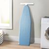 imageHomz TLeg Clothes Ironing Board Portable Compact Foldable Standard Size Adjustable Height with Foam Pad ampamp Cotton Cover Charcoal GrayBlue