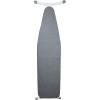 imageHomz TLeg Clothes Ironing Board Portable Compact Foldable Standard Size Adjustable Height with Foam Pad ampamp Cotton Cover Charcoal GrayCharcoal Gray