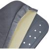 imageHomz TLeg Clothes Ironing Board Portable Compact Foldable Standard Size Adjustable Height with Foam Pad ampamp Cotton Cover Charcoal GrayCharcoal Gray