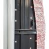 imageHomz TLeg Clothes Ironing Board Portable Compact Foldable Standard Size Adjustable Height with Foam Pad ampamp Cotton Cover Charcoal GrayPink Peony