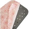 imageHomz TLeg Clothes Ironing Board Portable Compact Foldable Standard Size Adjustable Height with Foam Pad ampamp Cotton Cover Charcoal GrayPink Peony
