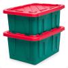 Green Base/Red Lid