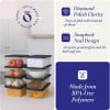 imageHOMZ 10Pack Snaplock Small Clear Plastic Storage Organizer Bins wLids 6 Quart Gray  Stackable Container Boxes for Bedroom Bathroom Garage and Office OrganizationGray Lid