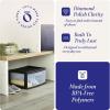 imageHOMZ 2Pack 1Drawer Storage Cart Clear Plastic Container 1425quot Wide Medium Black Frame  Organizing Drawer Containers for Home Bathroom Bedroom Office and ClassroomBlack frame with clear drawers
